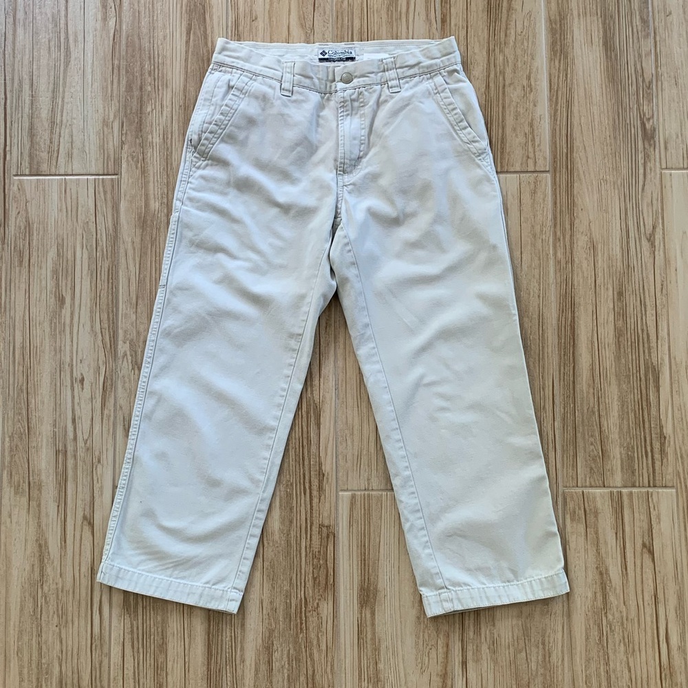 Columbia cropped hiking khaki cargo pants Size 4